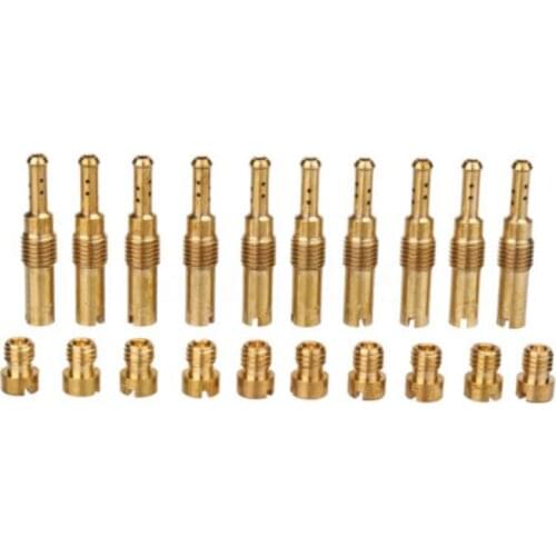20pcs Carburetor Main Jet Kit Set Slow/Pilot Jet For PWK Keihin OKO CVK