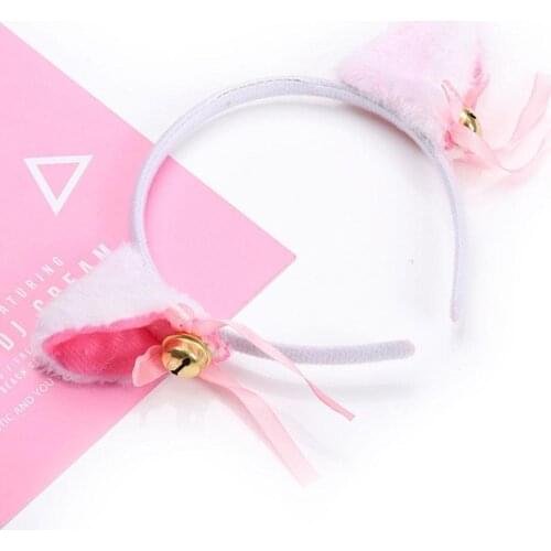 1 Pc Headband Masquerade Halloween Cat Ears Cartoon Party Hair Ears Anime Costume Headband Accessories Birthday Cosplay C9A1