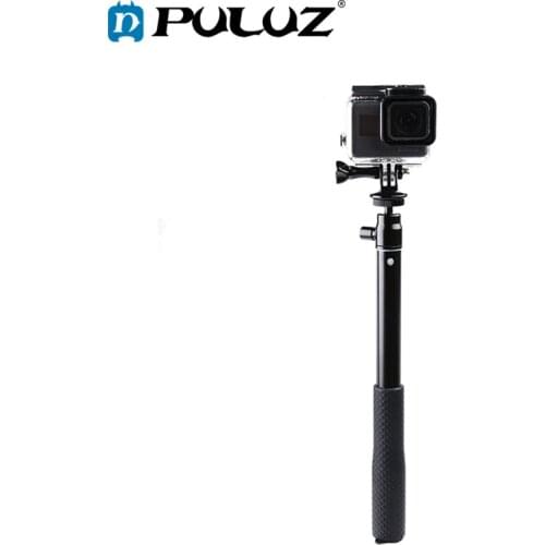 PULUZ 30-93cm Grip Foldable Tripod Holder Multi-functional Selfie Stick Monopod for GoPro / Phone / Xiaoyi Sport Cameras