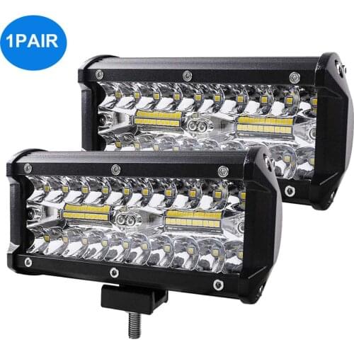 1PAIR 6.5INCH LED DRIVING WORK LIGHT BAR SPOT FLOOD COMBO MOTORCYCLE HEADLIGHT FOG LAMP 12V 24V CAR TRUCK SUV BOAT INDICATOR LED