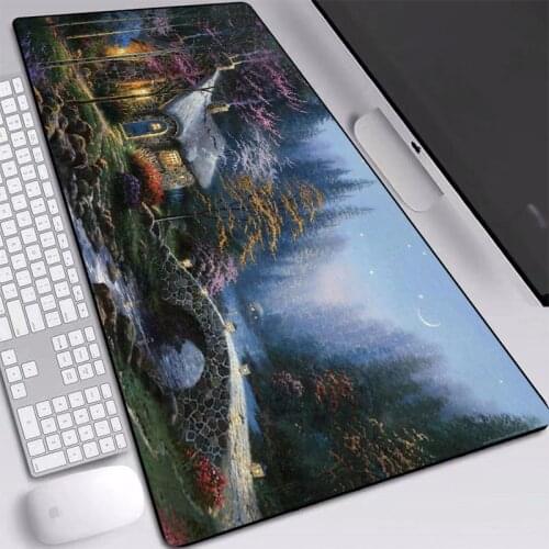 2020Beautiful Mouse Pad Gamer Desk Mat Big M/L/XL/XXL with High-end Rubber Large Square Mouse Pad PC Computer Mat for Desk Mat