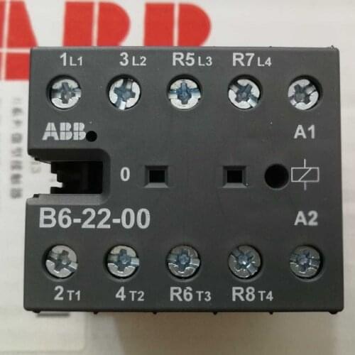 ABB B6 , B7 4-pole mini contactors AC operated B6-22-00 B7-22-00