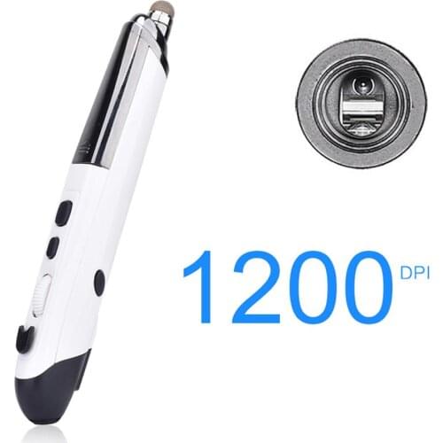 Wireless Mouse Pen PR-08 Universal 6 Keys 2.4GHz Wireless Optical Laser Pen Mouse for PC Smart TV