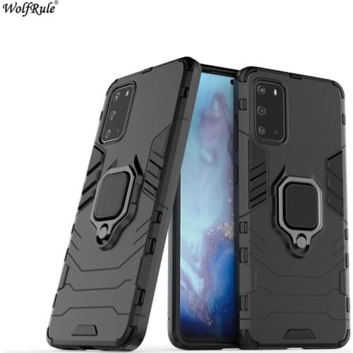 For Samsung Galaxy S20 Plus Case Cover TPU Hard PC Cover For Samsung S20 Plus Case Ring Holder Stand Magnetic Armor Funda S20