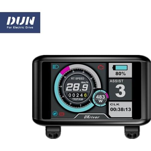 Electric Bicycle Display TFT Colorful 48V 60V 72V Speedometer with PAS Function for Sabvoton Controller