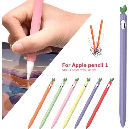 For Apple pencil 1 2 case cover Universal Colorful for IPad Pencil case Non-slip protection silicone For apple pencil 2 1 Sleeve