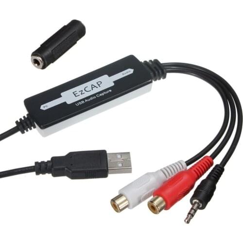 Ezcap216 Vinyl Cassette To CD /USB Audio Capture MP3 WMA WAV OGG Converter Recorder Edit Audio to MP3 Format TO PC