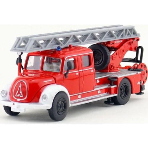 1:50 alloy engineering vehicles, high simulation model Magirus ladder fire truck,childrens educational toys, free shipping