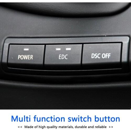 Switch Repair Button Cap Cover Easily Installation Center Console Personal Car Elements for BMW E90 E92 E93 M3 2005-2012