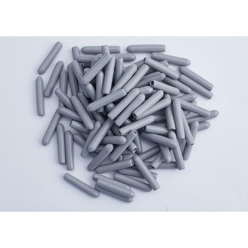 100pcs Dishwasher Rack Caps Tip Tine Cover Cap Flexible Round End Caps (Grey)