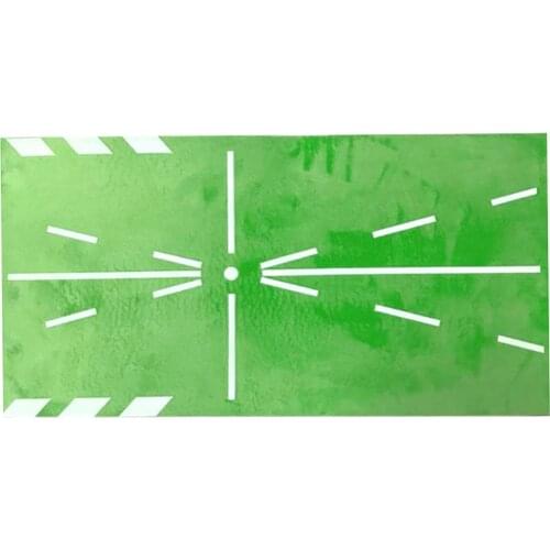 Golf Training Mat Mini Golf Swing Practice Rug Swing Path Correct Alignment