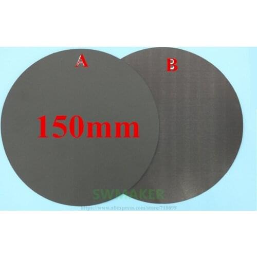 150mm Round Magnetic adhesive Print Bed Tape Print Sticker Build Plate Tape FlexPlate for DIY Kossel/Delta 3D Printer parts