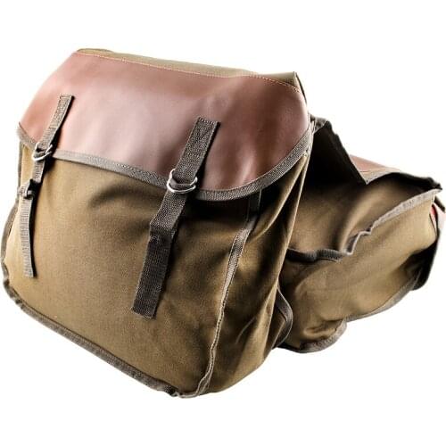 Motorcycle Saddlebag Canvas Backseat Luggage Bag For bmw aprilia ktm yamaha suzuki benelli bajaj kawasaki honda ducati