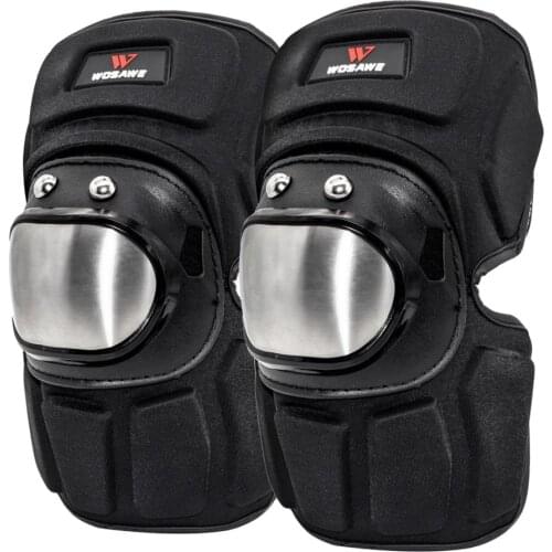 Motorcycle Knee Protectors Motocross Pad Motorbike Knee Guard Shield Black
