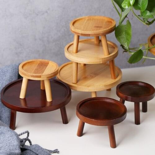 New Plant Stand Flower Pot Stand Indoor And Outdoor Round Garden Flower Pot Display Desktop Living Room Potted Base Decor
