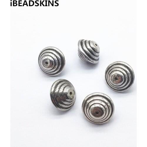 New arrival! 14x20mm 100pcs CCB Rhodium color Flywheel shape beads for Earrings parts,hand Made Jewelry Findings Jewelry DIY