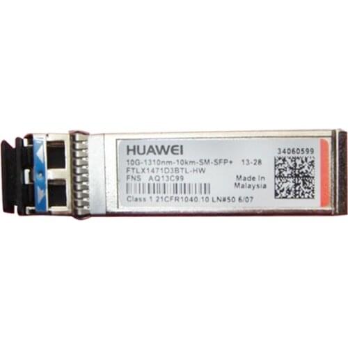 Huawei 10G-1310nm-10km-SM-SFP+FTLX1472M3BCL-Hw LC SM Single Module Optical Transceiver (10G,1310nm,10km )