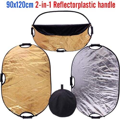 CY 90x120cm 35x47'' oval reflector Portable Foldable Studio Photo Collapsible Multi-Disc Light Photographic Lighting Reflector