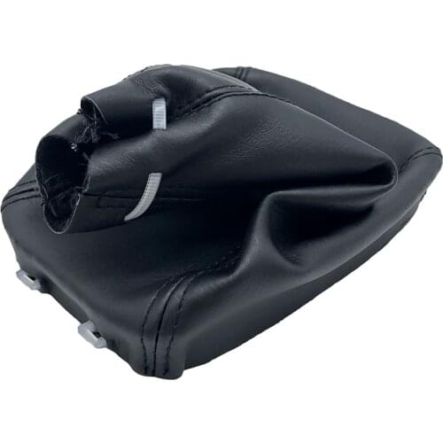 Gear Shift Knob PU Leather Gaiter Boot Cover Lever Shifter For SAAB 93 9-3 SS 2003 2004 2005 2006 2007 2008 2009 2010 2011 2012