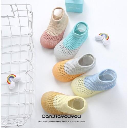 Summer New Style Adorable Infant Slippers Toddler Baby Boy Girl Crib Shoes Cute Breathable Anti-slip Prewalker Baby Slippers