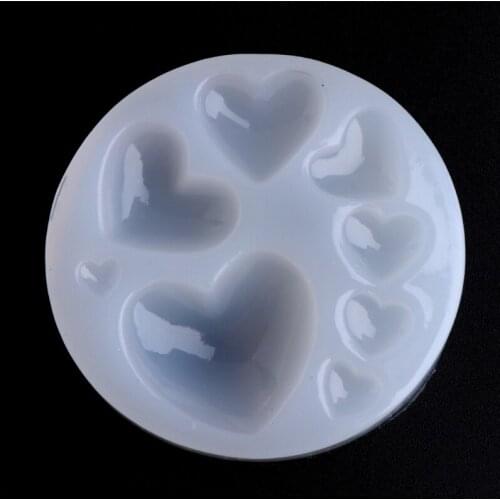 Heart Shapes Silicone Mold Jewelry Model Mould Tools Decoration Jewels Tackles