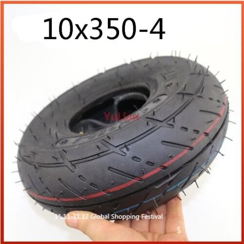 Scooter Mini Moto Accessory 10x350-4 Inner and Outer Tire 10x3.50-4 Tube Tyre Mini Moto 4" 4 Inc