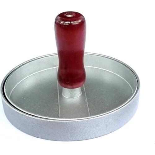 High quality Round Shape Hamburger Press Aluminum Alloy Meat Beef Grill Burger Mold Kitchen Tool