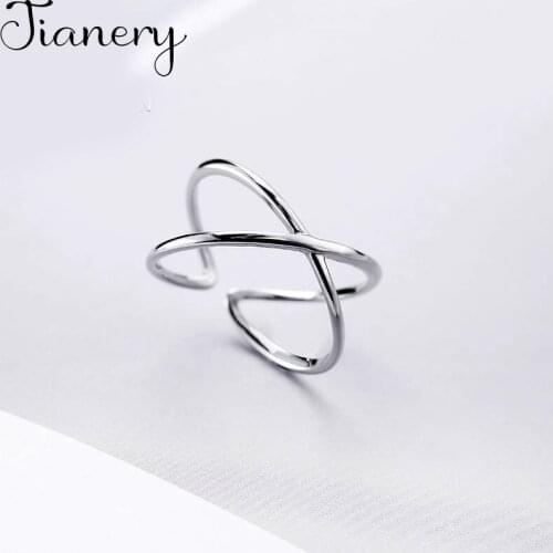 JIANERY Trendy Silver Color Cross Rings For Women Wedding Men Jewelry Finger Rings Wholesale