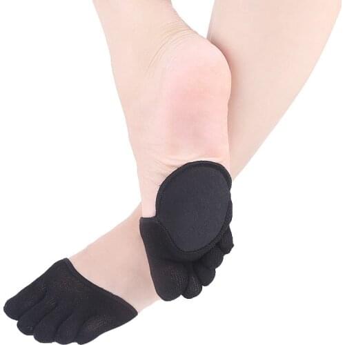 1 Pairs Metatarsal Foot Pads Insoles Forefoot Padded Cushion Half Socks Kit Massaging Toe Support Pads Corrector Hallux Valgus