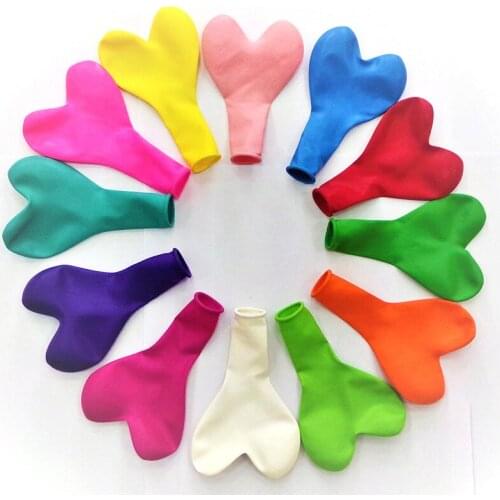 10pcs 10inch birthday party wedding heart-shaped balloon love balloon decoration thickening heart-shaped latex balloon supply