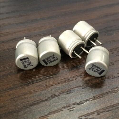 10pcs 680uF 4V FL Series 8x9mm Low ESR Original 4V680uF VGA/Motherboard Capacitor