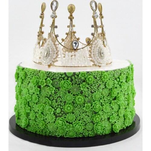 2020 Different Flowers Texture Fondant Cake silicone mould many DIY flowers pattern cake decoration molds