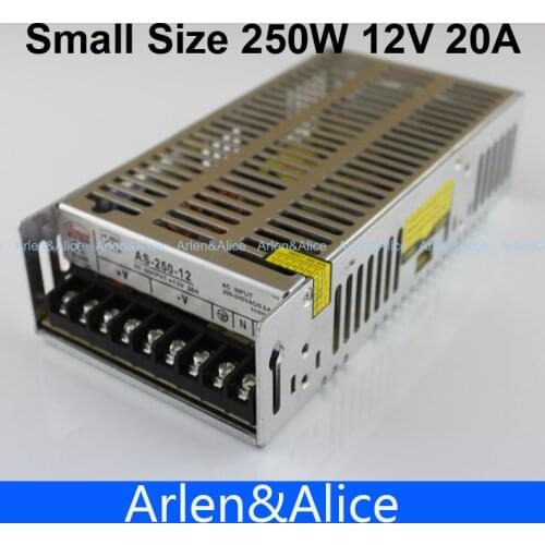 250W 12V 20A Small Volume Single Output Switching power supply for LED Strip light