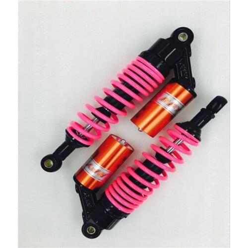 8mm spring 305mm 12INCH NITROGEN MOTORCYCLE SHOCK ABSORBERS FOR YAMAHA XV250 XV750 BLACK Pink