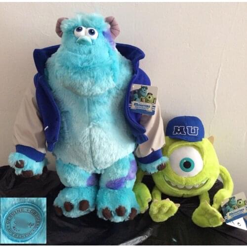 Free shipping 1pcs Monsters plush toys,Mike Wazowsk and Sulley Sullivan Stuffed animals Soft Kids Doll