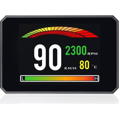 HUD P16 Display Head Up Display P16 Car GPS P16 Projector Digital Speedometer Car Speed Security Alarm OBD OBD2 Diagnostic Tool