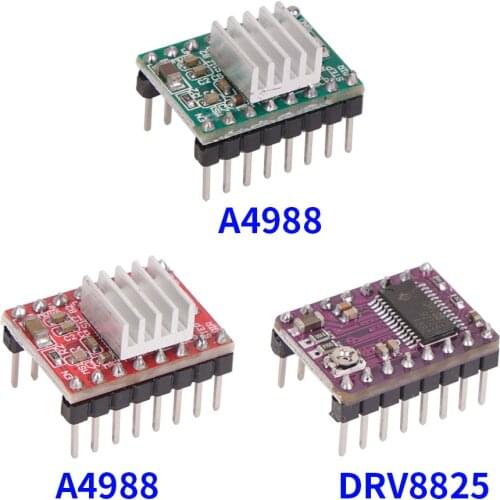 3D Printer Parts A4988 DRV8825 Stepper Motor Driver With Heat sink For SKR V1.3 1.4 GTR V1.0 RAMPS 1.4 1.6 MKS GEN V1.4 board