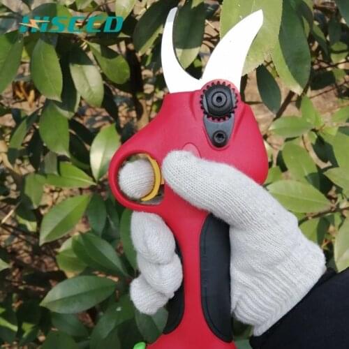 HISEED Vineyard electric pruning shears Cordless garden tools Two batteries Working hours 8 hours Gardening scissors