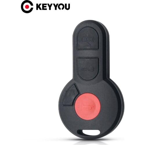 KEYYOU For VW Beetle Cabrio Golf Jetta Passat Replacement 2 Buttons Remote Car Key shell Case FOB Shell