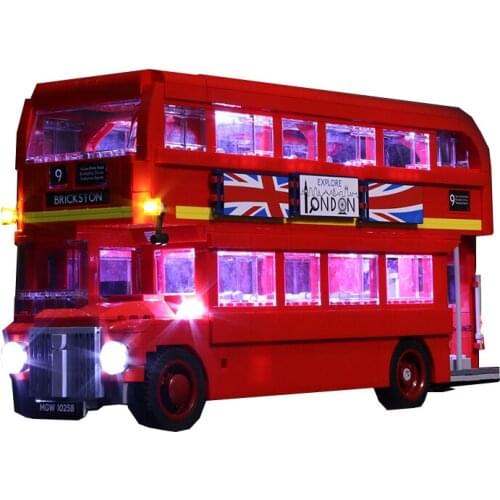 Led Light Kit For 10258 CREATOR EXPERT The London Bus Compatible (Only LED Light, No Block Kit)