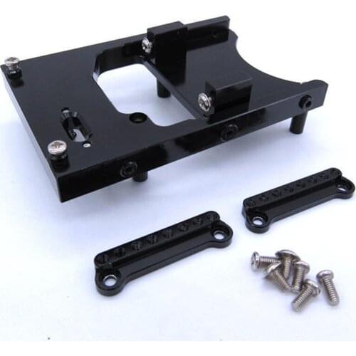 Metal Steering Gear Cabin Tail Plate Shock Absorber Mount for MN D90 D91 99S Model Car RC Car Upgrade Parts