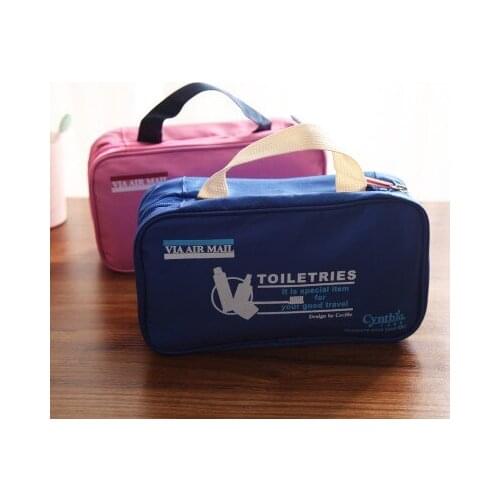 Can be hung waterproof toiletry bags Multi-functional Oxford cloth travel receive package storage bag 24.5*7*14cm