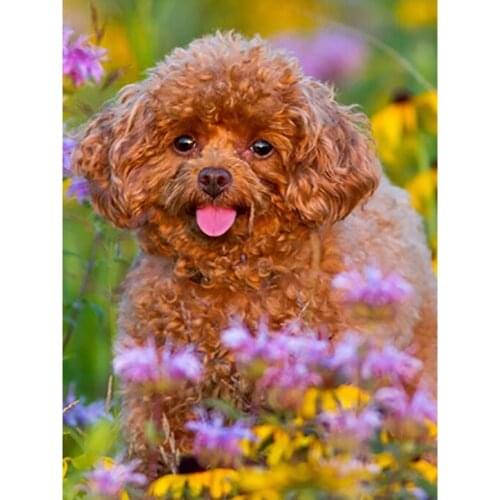 Animal Dog DIY Cross Stitch 11CT Kits Craft Needlework Set Printed Canvas Cotton Thread Home Decoration Dropshipping Hot Sell
