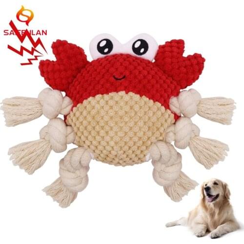 Squeaky Plush Dog Toys for Dogs Durable Stuffed Dog Chew Toy Interactive Cute Soft Puppy Toys for Reducing Boredom, Teeth Clean