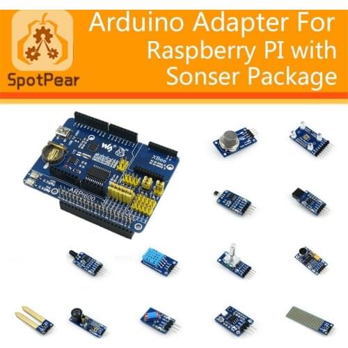Raspberry pi /for Arduino Expansion Module kit with 13 pcs sensor modules