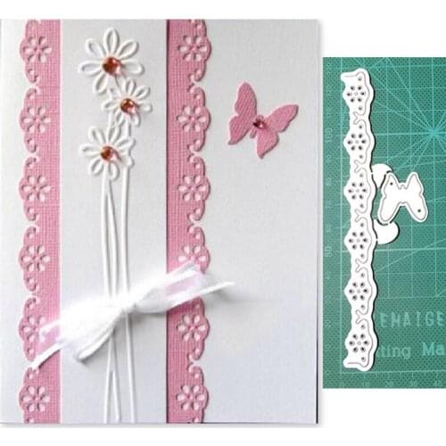 Craft dies lace strip butterfly metal cutting dies cut die mold decoration Scrapbook dies knife mould blade punch stencils dies