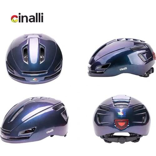 Cinalli Helmet Triathlon Cycling Helmet For Men Women Race Road Bike Helmet With USB Tail Light Casco Ciclismo Bicycle Equipment