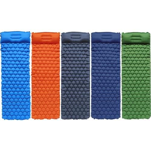 Automatic Inflatable Sleeping Pad Portable Nylon TPU Mattress for Outdoor Picnic Camping Hiking Waterproof Cushion
