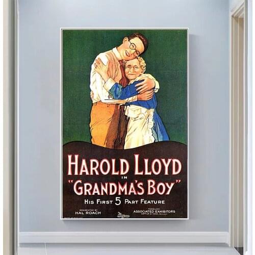 V0773 Grandmas Boy Vintage Classic Movie Wall Silk Cloth HD Poster Art Home Decoration Gift