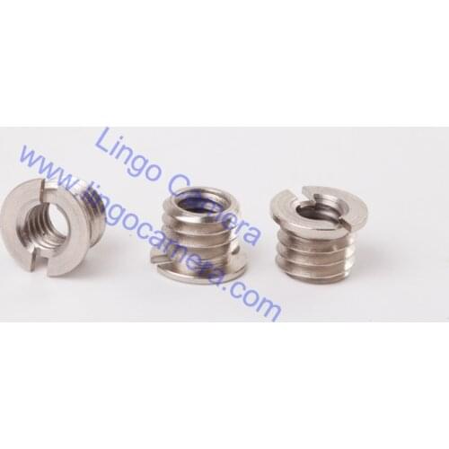 1/4" to 3/8" Convert Screw Adapter for Tripod & Monopod Ballhead DSLR SLR